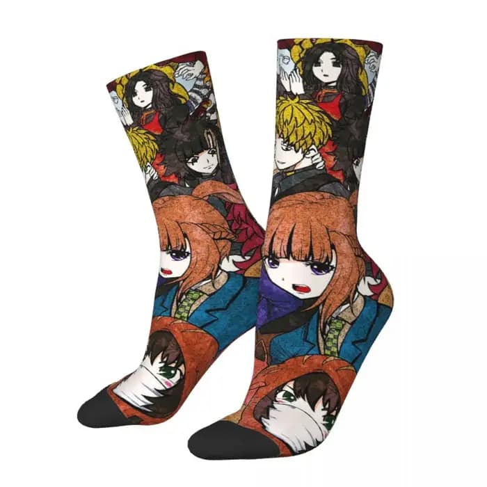 Shin Tsukimi votre tour pour mourir chaussettes hommes femmes décontracté YTTD Anime jeu