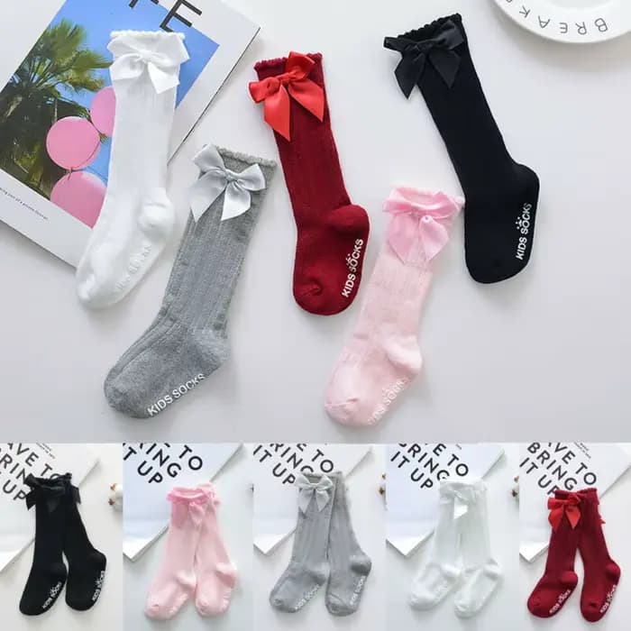 Chaussettes longues et douces en dentelle de coton pour bébés filles, vêtements d'été pour enfants, 100% coton, nouveau