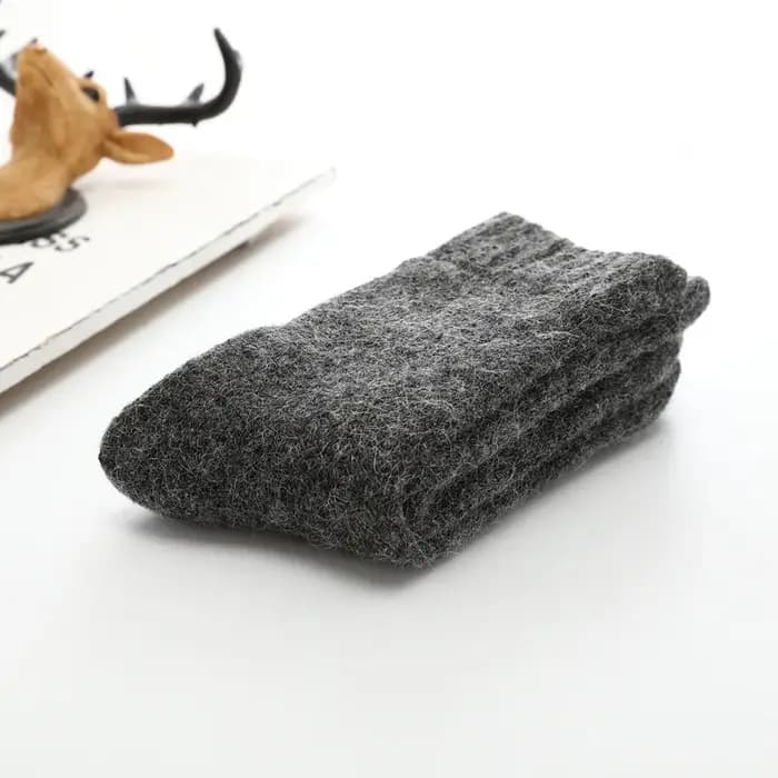 Super ThUNICEF-Chaussettes Solides en Laine Mérinos pour Homme