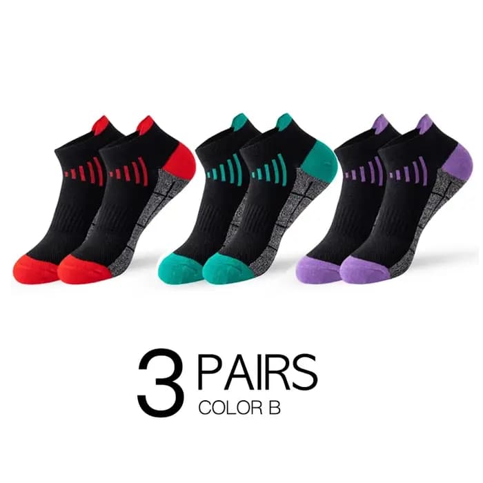 HSS 3 paires coton biologique femmes chaussettes cheville respirant course sport chaussette noir décontracté athlétique été mince hommes court Sokke