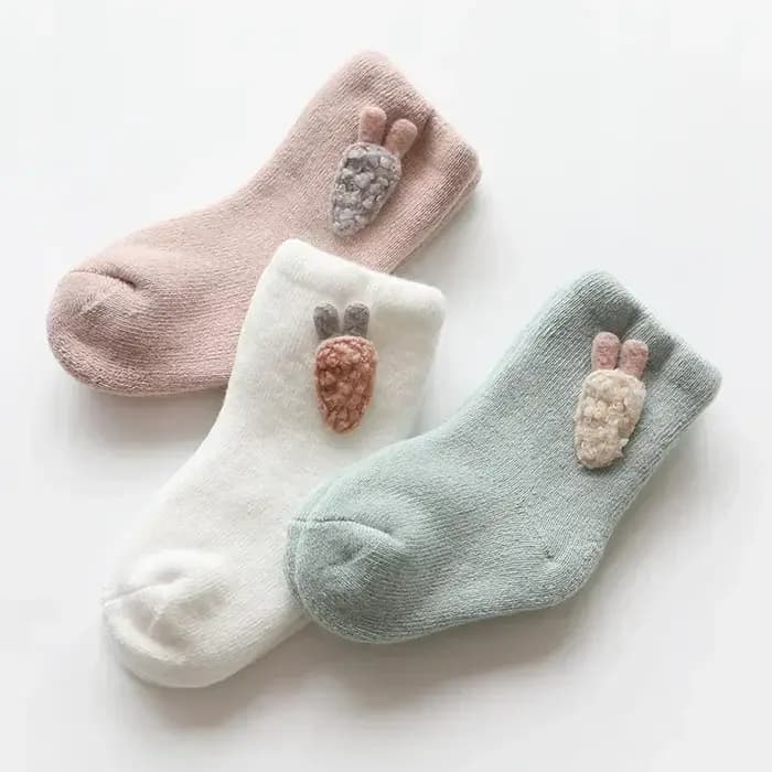 Chaussettes Chaudes et Douces pour Bébé Garçon et Fille