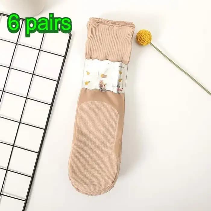 Chaussettes transparentes non contraignantes pour femmes