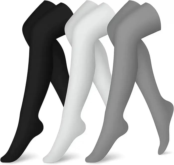 3 paires de chaussettes de Compression hautes pour infirmières