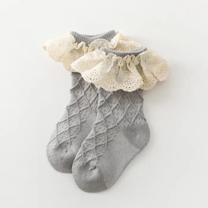 6/1 paires bébé 0 fille chaussettes princesse enfant en bas âge uniforme