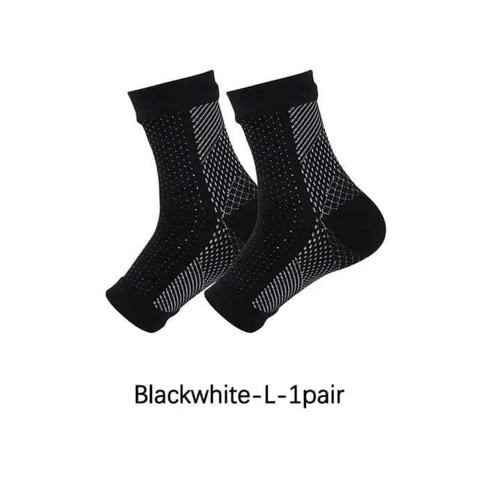 1 paire de chaussettes de Compression unisexes, attelle de soutien de la cheville, conception apaisante pour hommes et femmes, bas de Compression de jambes confortables