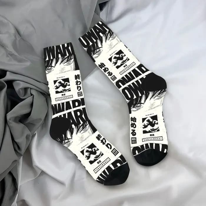 Pochita tronçonneuse homme Anime chaussettes automne bas nouveauté hommes doux respirant