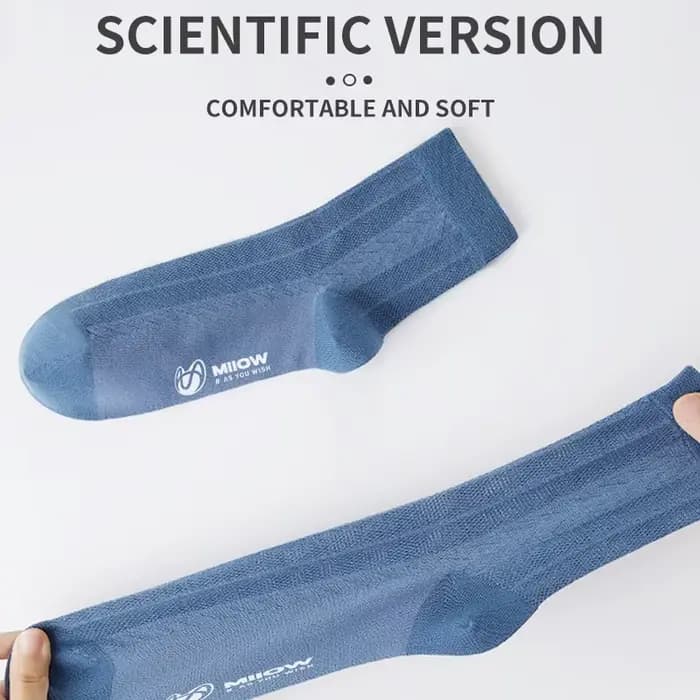 MiiOW 5 paires/lot chaussettes en coton hommes tenue décontractée