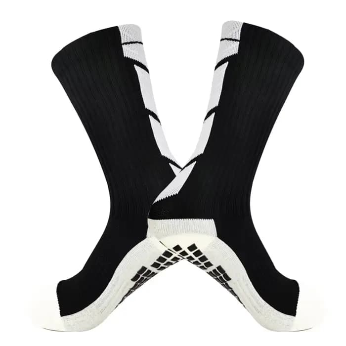 1 paire nouveaux hommes femmes doux respirant anti-dérapant chaussettes de Football en cours d'exécution