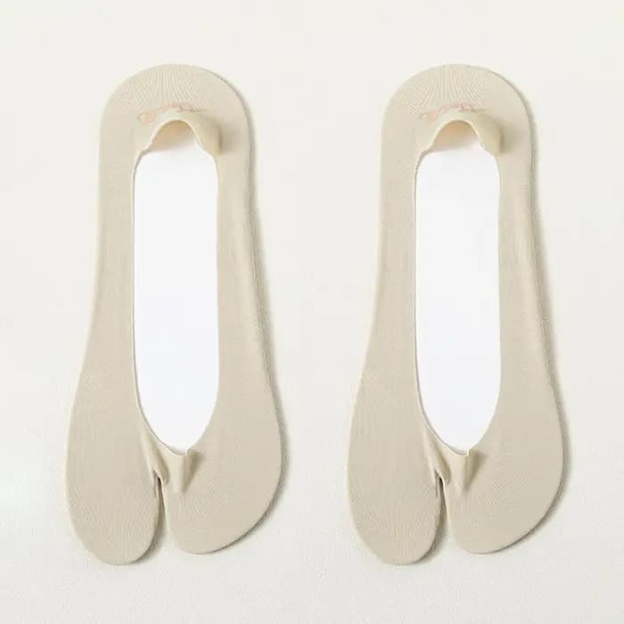Chaussettes ultra fines à deux orteils pour femmes