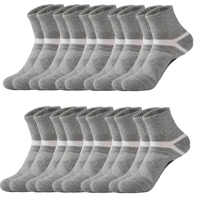 3/5/10/20 paires de chaussettes noires pour hommes