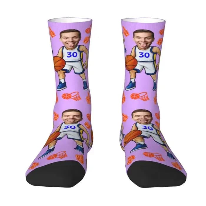 Chaussettes de basket-ball personnalisées pour hommes