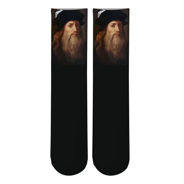 Chaussettes de peinture à l'huile de renommée mondiale unisexe