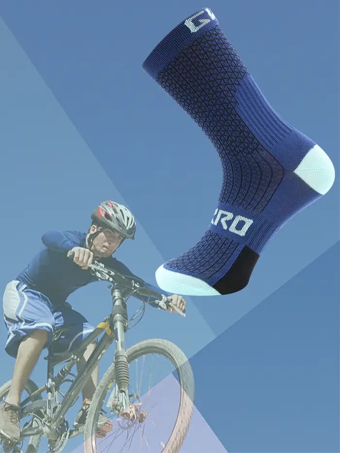 Chaussettes de cyclisme professionnelles respirantes pour hommes et femmes