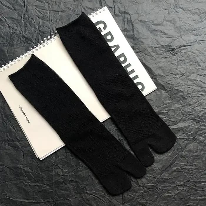 Chaussettes en coton fendu pour hommes et femmes