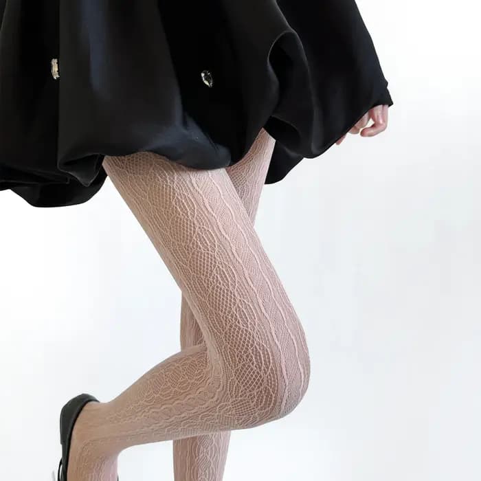 Collants femmes évider Sexy dentelle maille résille bas