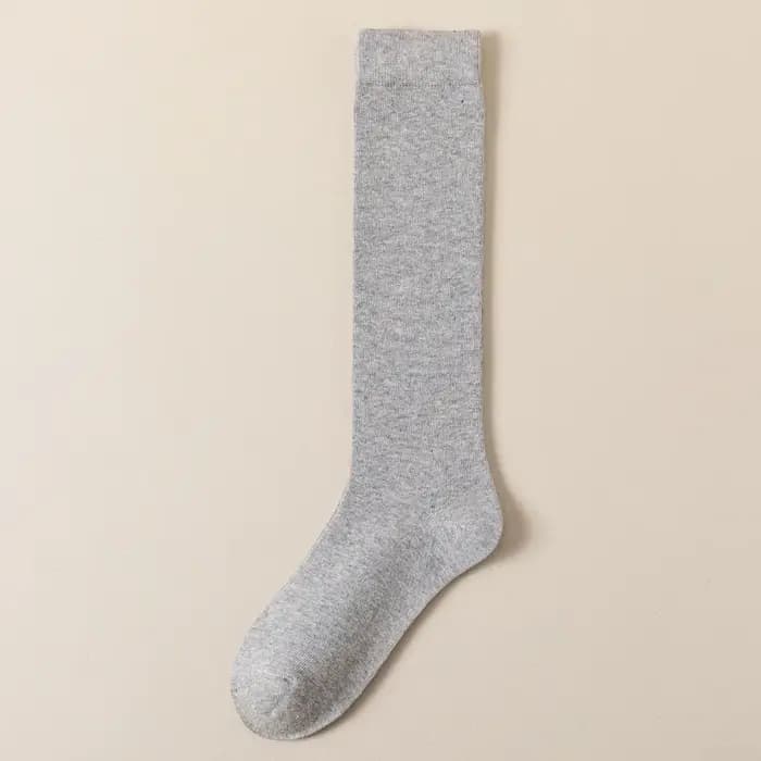 Femmes chaussettes longues dames mode sous le genou haute JK
