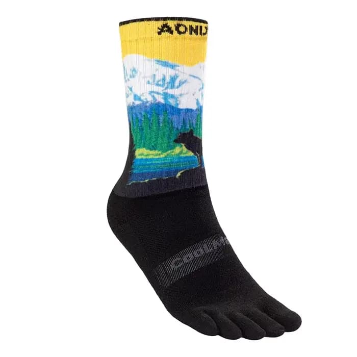 AONIJIE Trail chaussettes de course hommes femmes séchage rapide Absorption des chocs professionnel