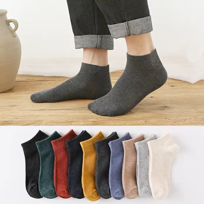 5/10 paires coton hommes chaussettes Pack respirant chaussette ensemble haute qualité