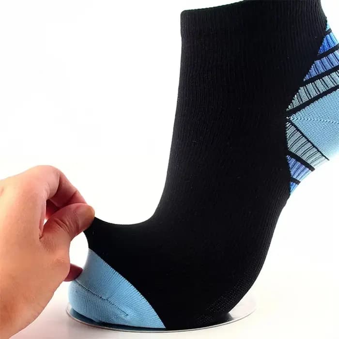 GOMOREON 1 paire de chaussettes de compression de cheville pour hommes et femmes