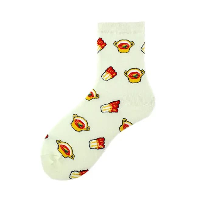 Chaussettes créatives drôles en coton pour femmes