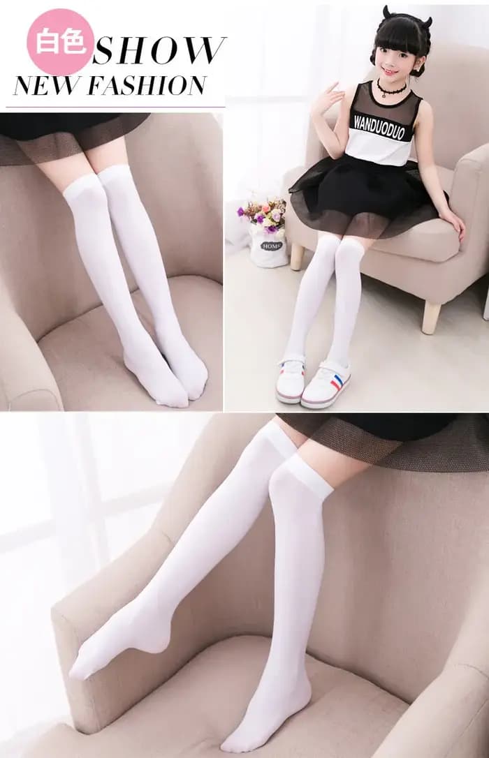 Chaussettes japonaises sur le genou pour femmes