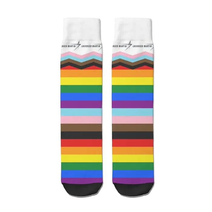 Lockheed Martin Gay Rride LGBT chaussettes droites hommes femmes hiver bas Polyester Harajuku