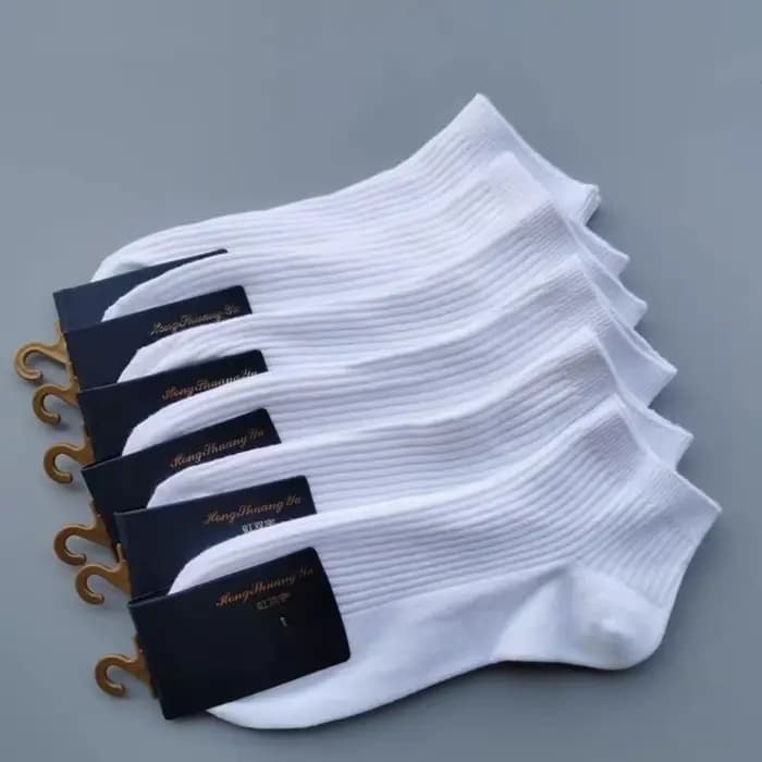5 paires 1 Lot hommes femmes chaussettes couleur unie court coton unisexe cheville