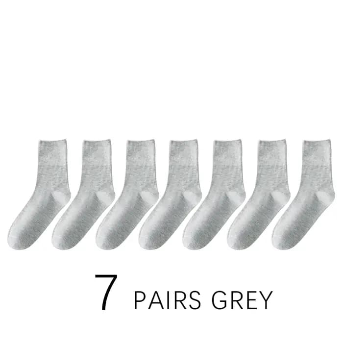 7 paires de chaussettes pour diabétiques et mollets larges pour hommes