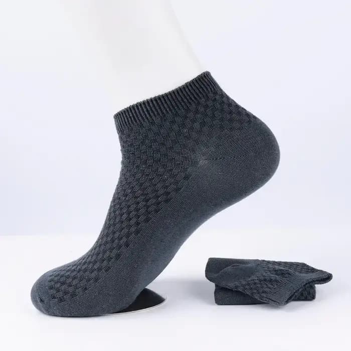 Chaussettes respirantes en Fiber de bambou pour hommes