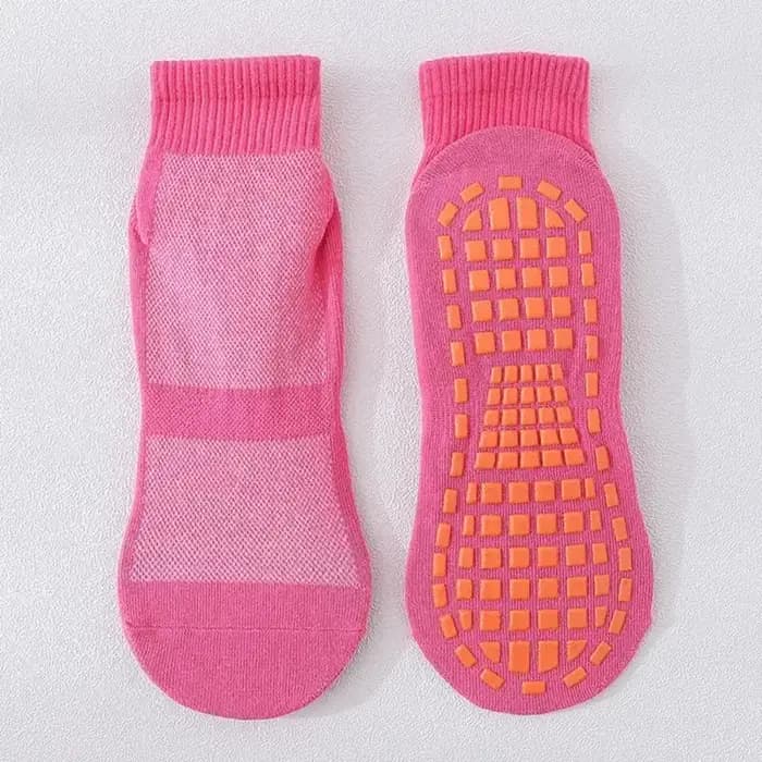Chaussettes antidérapantes en coton pour enfants et adultes