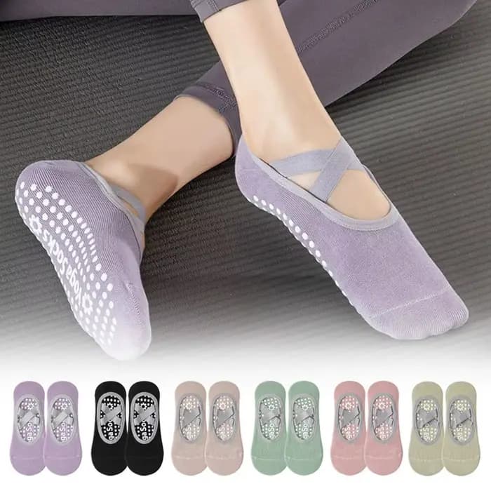 Chaussettes de yoga antidérapantes pour femmes