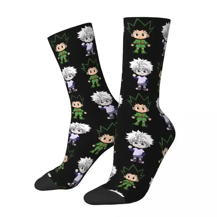Chaussettes à tube moyen Hunter X Hunter pour hommes et femmes