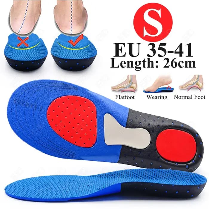 Semelles intérieures de Sport pour chaussures hommes femmes orthèses soutien de la voûte plantaire coussin de chaussure de Sport doux course insérer coussin semelle intérieure en mousse à mémoire de f