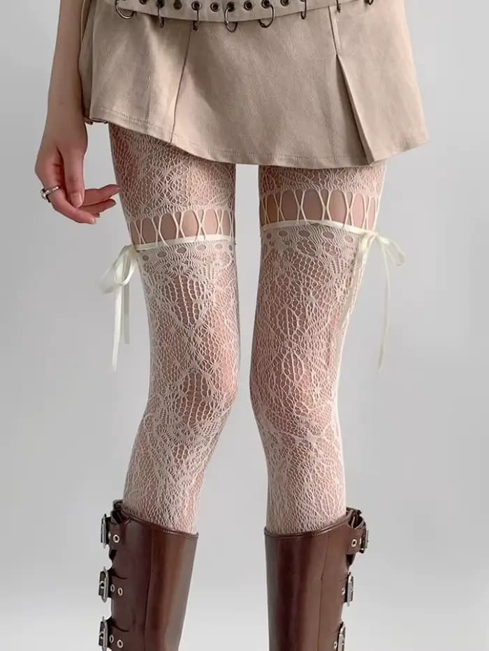 Nouveau design Collants beiges sexy pour femme
