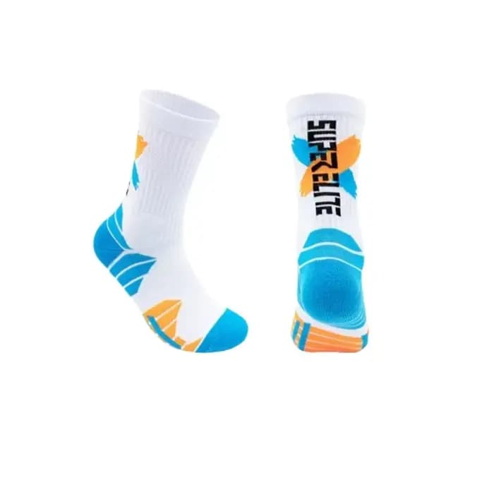 1 paire de chaussettes de sport professionnelles à tube haut