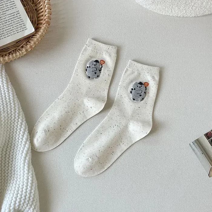 Chaussettes Kawaii d'urgence pour femmes