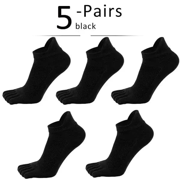 5 paires de chaussettes à cinq doigts pour homme
