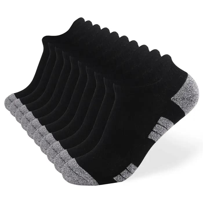 Lot de 10 chaussettes de course pour hommes et femmes