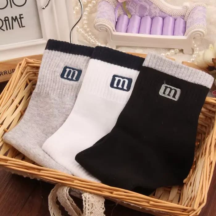 3 paires/lot de chaussettes 100% coton de haute qualité pour hommes et femmes, chaussettes de couleu