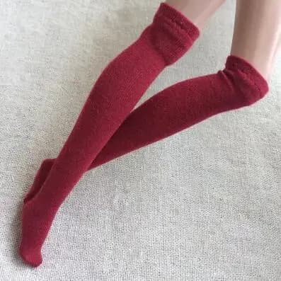 1 paire de chaussettes Blyth couleur bonbon, bas pour Azone,Momoko, Blyth 1/6, accessoires de vêtements de poupée