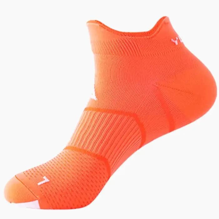 Chaussettes de course marathon homme femme, chaussettes de sport professionnelles, chaussettes de fitness épaisses et rembourrées, chaussettes courtes basses type bateau