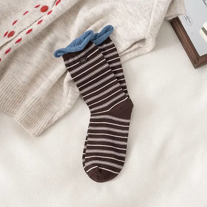 Chaussettes coréennes Kawaii rétro pour femmes