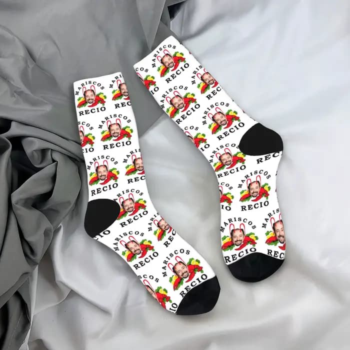 Antonio Recio chaussettes Design bas antidérapants Couple chaussettes chaud doux automne gothique co