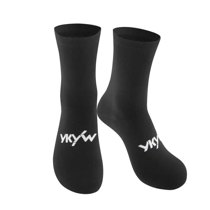 YKYWBIKE 2026 Chaussettes de sport unisexes micro-réfléchissantes pour vélo de route