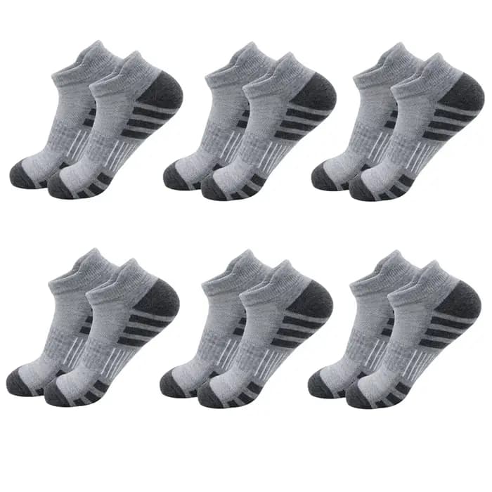 6/24 paires de chaussettes de course athlétiques à la cheville