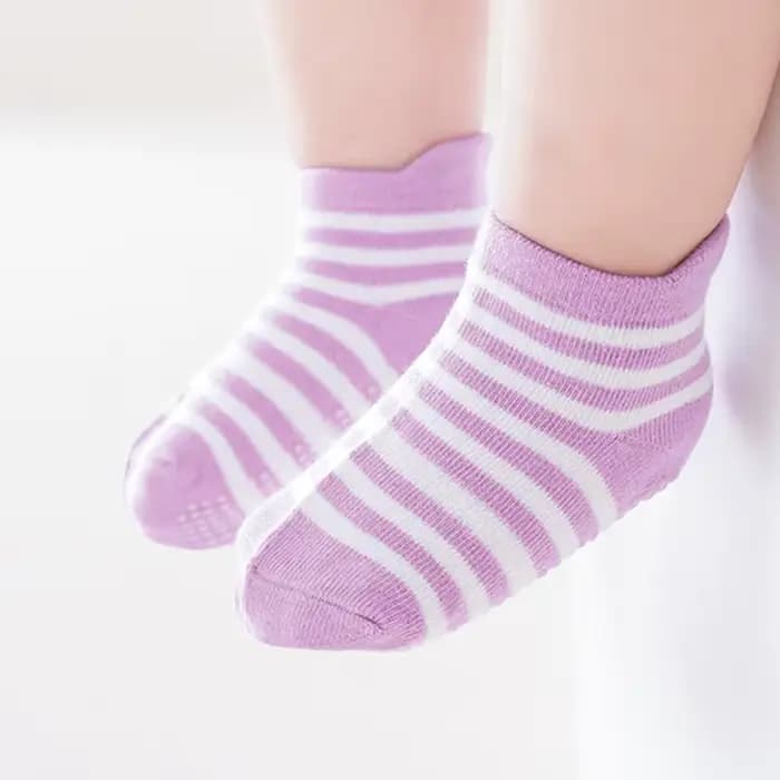 Lot de 6 paires de chaussettes coordonnantes en coton pour bébé garçon et fille