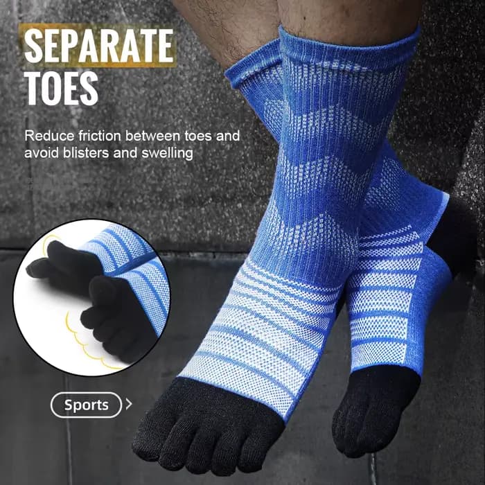 WRELS chaussettes thermiques en laine mérinos pour hommes évacuant l'humidité épaissir chaud Ski randonnée amorti