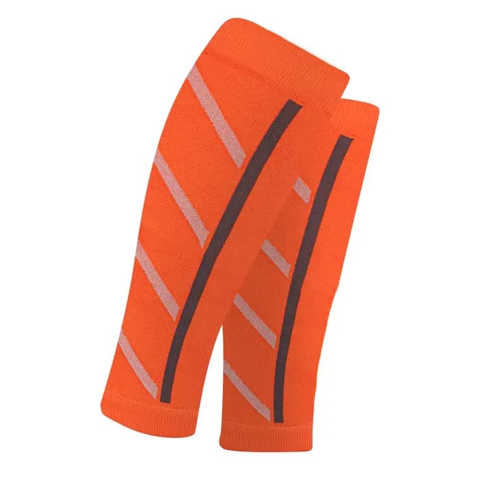 Chaussettes de compression sportives pour hommes, avec soutien du mollet, en nylon, pour la course n