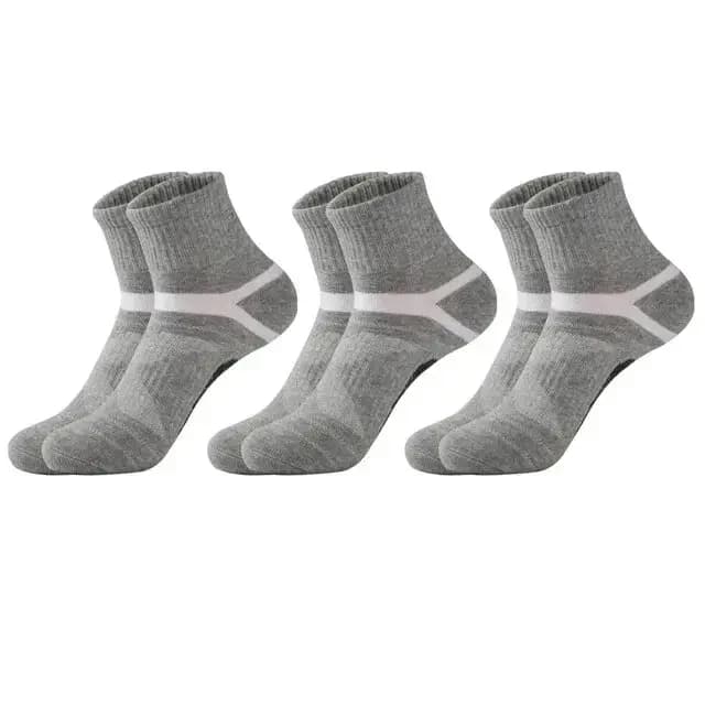 3 paires de chaussettes pour hommes randonnée noir sport basket-ball