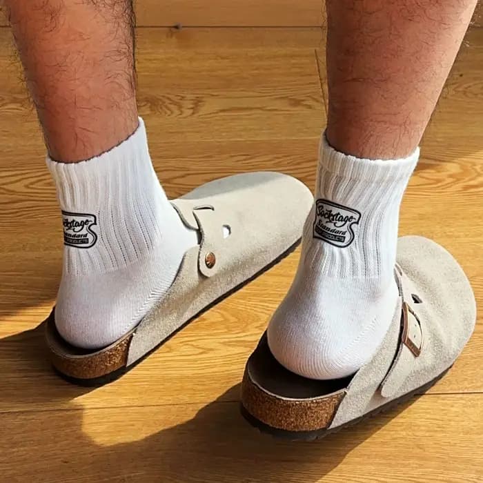 Chaussettes courtes en coton pour hommes et femmes, broderie lettres Aartoon, style Harajuku, décontractées, pour le quotidien, printemps-été, CityBoy